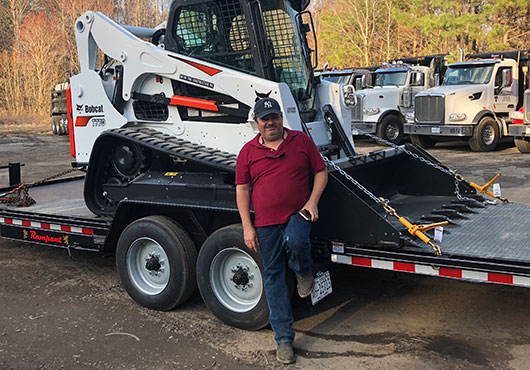 President Ralph Rojas has grown MR On Time Construction Inc. into a commercial hauling company that manages multimillion-dollar contracts for highway projects across North Carolina.